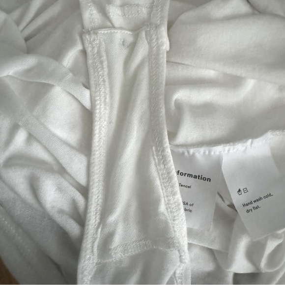 Reformation Jeans White Trop Bodysuit - Picture 5 of 8